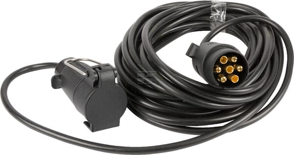 Kabel 7pol Stecker/Buchse 10 m