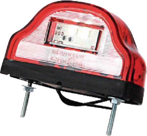 Nummerschildbeleuchtung  rot LED 12-24V KRAMP