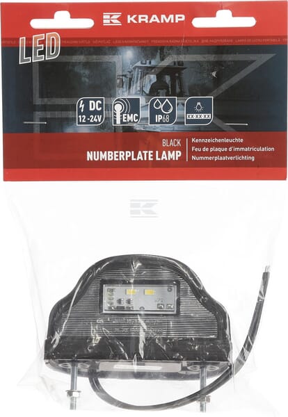Nummernschildbeleuchtung, LED, Kabel 2 m