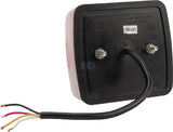 Rückleuchte LED, quadratisch, 12/24V, 100x40x100mm