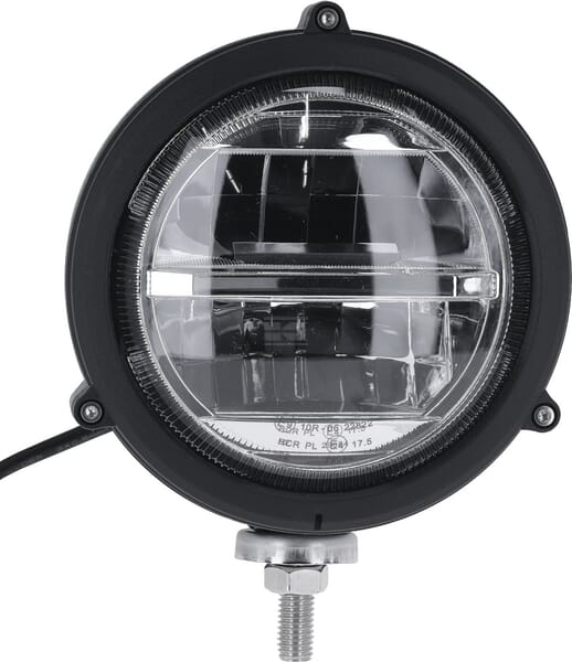 Fahrscheinwerfer-LED, rund, 10-30 V, anschraubbar, Ø 150 mm, Kramp