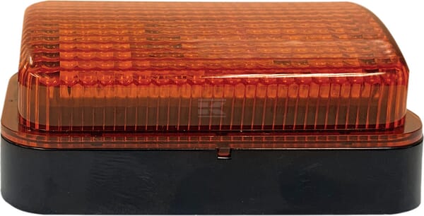 LED-Scheinwerfer, 30/55 W, rechteckig, 10–30 V, 155 x 92 x 82 mm, weiß/orange, H4-Stecker, Fernlicht/Abblendlicht/Blinker