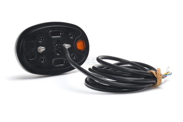 Multifunktions-Frontleuchte LED, oval, mit Verstärker, 12-24V, 136,4x91x40mm