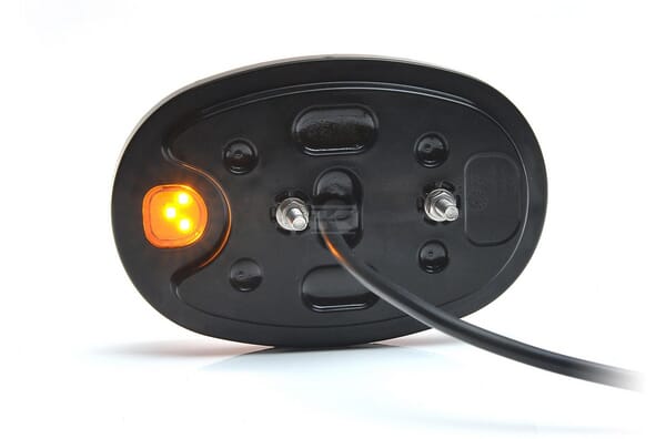 Multifunktions-Frontleuchte LED, oval, mit Verstärker, 12-24V, 136,4x91x40mm