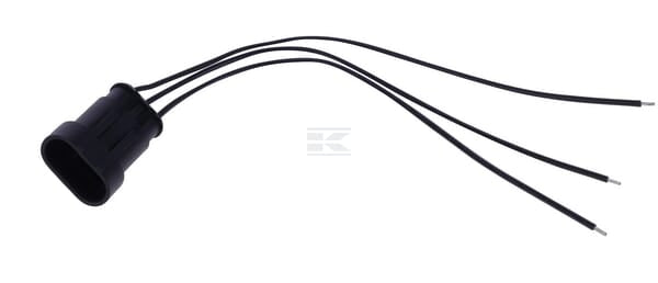 Satz Superseal 3-polige Steckverbinder Stecker vorverdrahtet 20cm männlich