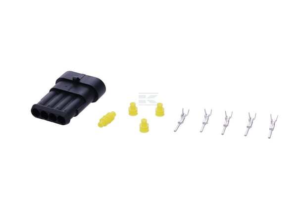 Satz Superseal 4-polige Steckverbinder Stecker