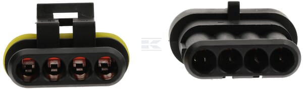 Satz Superseal 4-polige Steckverbinder Stecker + Buchse