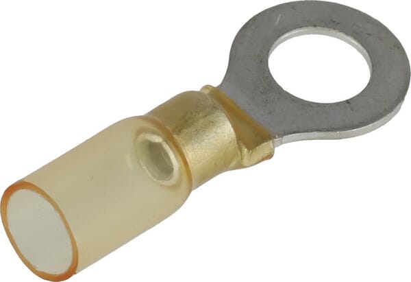 Schrumpfschlauch-Ringverbinder, gelb, 4,0-6,0mm², Ø8,4mm