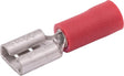 Flachsteckerhülse rot 6,3x0,8 mm