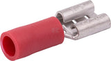 Flachsteckerhülse rot 6,3x0,8 mm