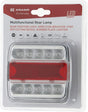 Rücklicht LED, 1W, quadratisch, 12V, 106x35x98mm, 18 LEDs