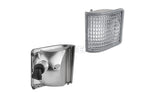 Eckarbeitsleuchte Halogen, rechts, 12V, 50W, quadratisch, weiß, 98x110x111mm, PGJ13 Stecker, Wesem