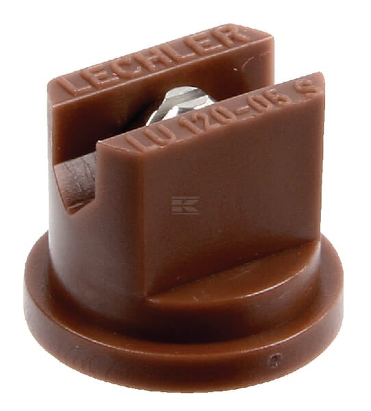 Lechler, Flachstrahldüse, LU, Braun, 120°, Edelstahl, SW8