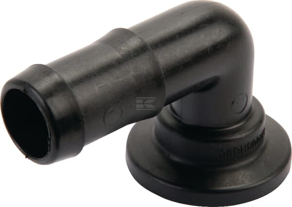Flansch 1" Schlauch 1" 90°