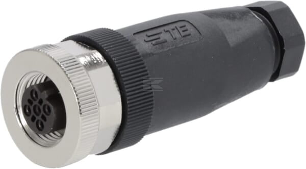 Stecker 5 P. Buchse M12 Code-B