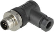 Stecker 5 P. Stecker M12 Code-A, 90 Grad