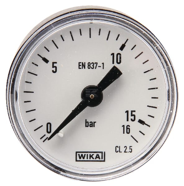Manom.hinten Ø40mm 0-16bar