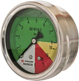 Manometer Ø63mm 0-8-15-25 1/4" BSP  Anschluss rückseitig