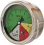 Manometer Ø63mm 0-8-15-25 1/4" BSP  Anschluss rückseitig