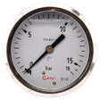 Manometer Ø63 0-16bar ¼" hinte