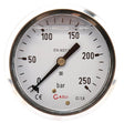 Manometer Ø63 0-250bar ¼" hint