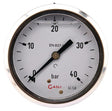 Manometer Ø63 0-40bar ¼" hinte