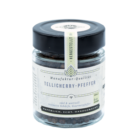 Tellicherry-Pfeffer fertig