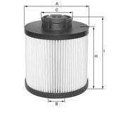 MFE1345MB Kraftstofffilterelement (metallfrei)