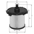 MFE1594MB Kraftstofffilterelement (metallfrei)
