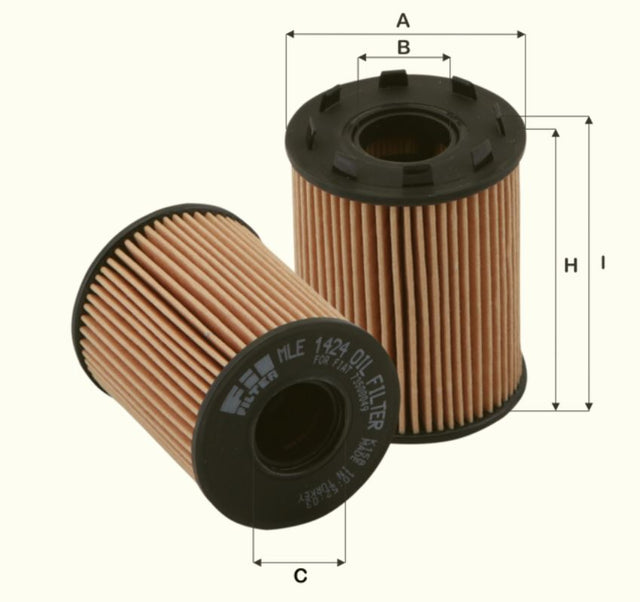 MLE1424 Ölfilterelement