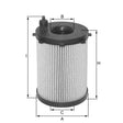 MLE1660 Flüssigkeitsfilterelement (metallfrei)