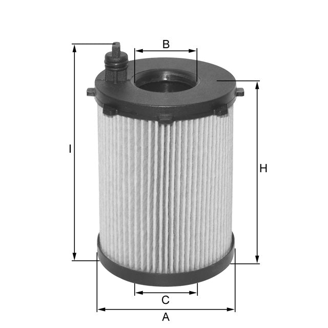 MLE1660 Flüssigkeitsfilterelement (metallfrei)