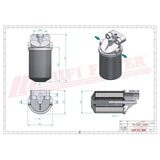 MO 1021 KOMPLETT KRAFTSTOFF-FILTER