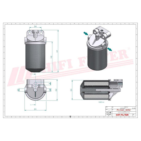 MO 1021 KOMPLETT KRAFTSTOFF-FILTER
