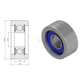 Laufrolle 15x40x18mm Kramp