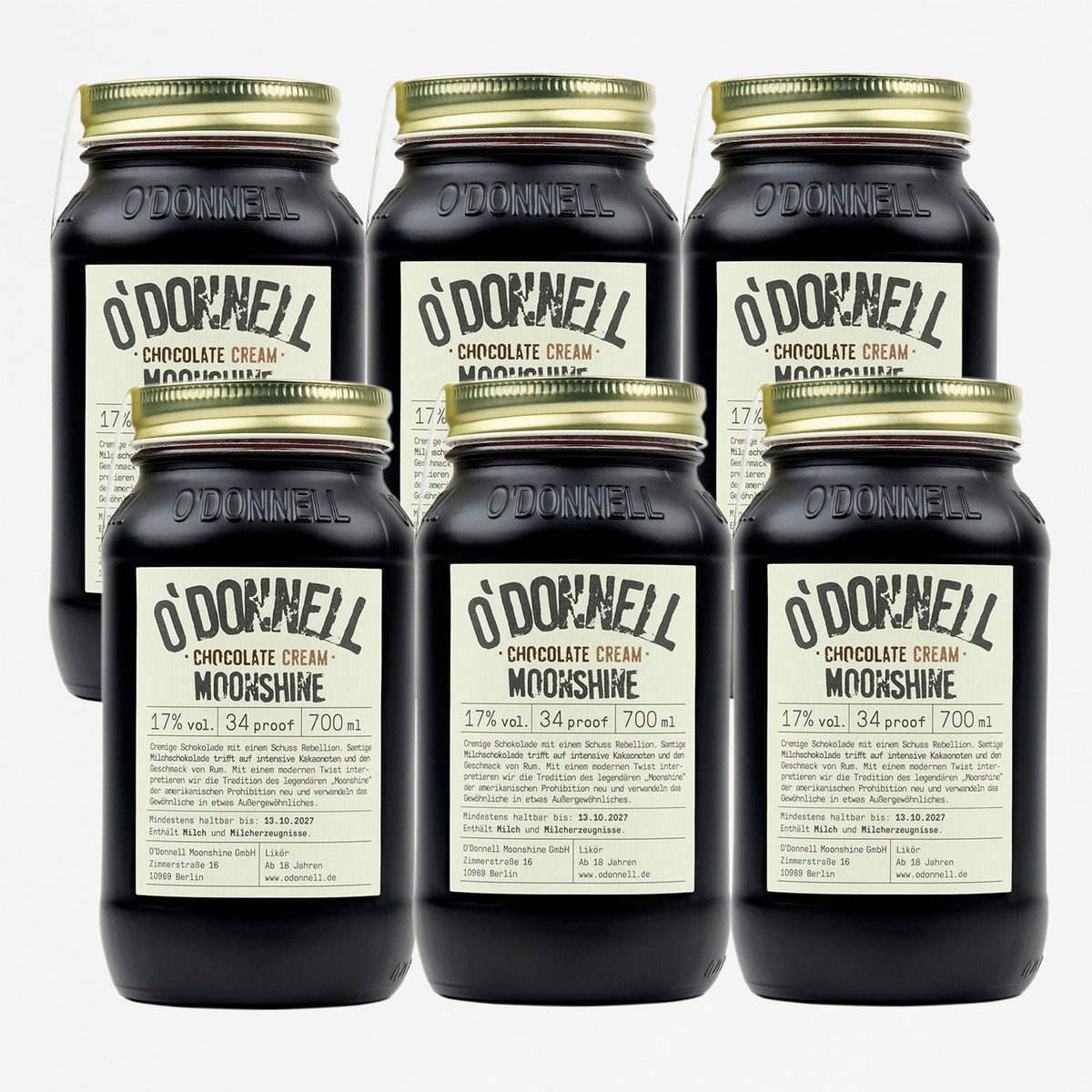 O'Donnell Moonshine Choco Cream 6er Bundle