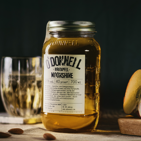O'Donnell Moonshine Bratapfel Likör - 20% vol.