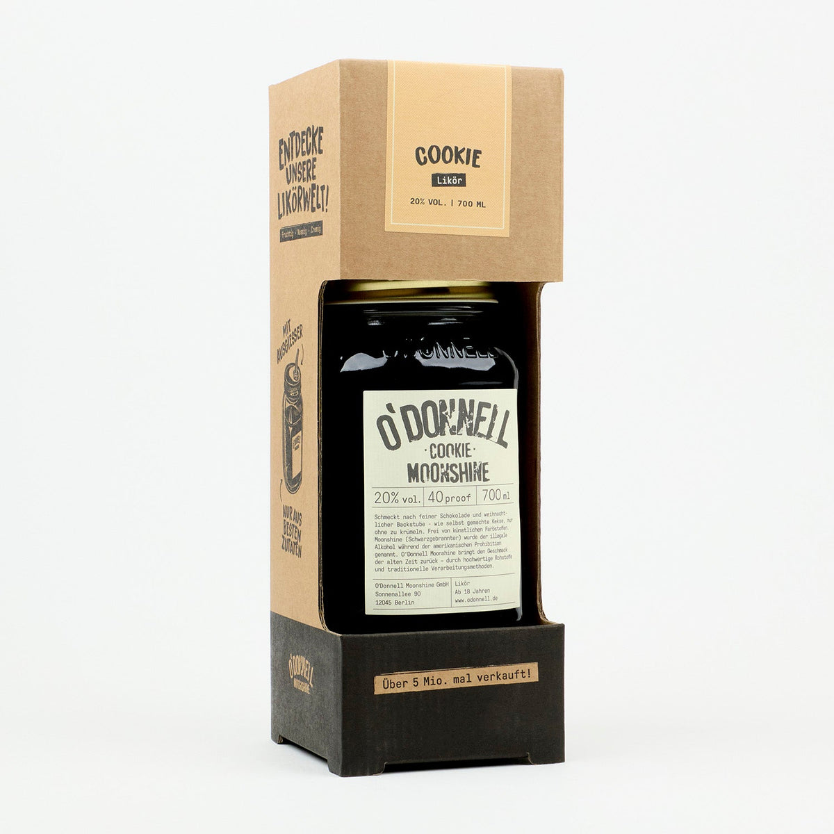 O'Donnell Moonshine Cookie Likör - 20% vol.