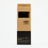 O'Donnell Moonshine Edelstahl-Strohhalm-Set