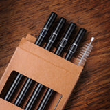 O'Donnell Moonshine Edelstahl-Strohhalm-Set