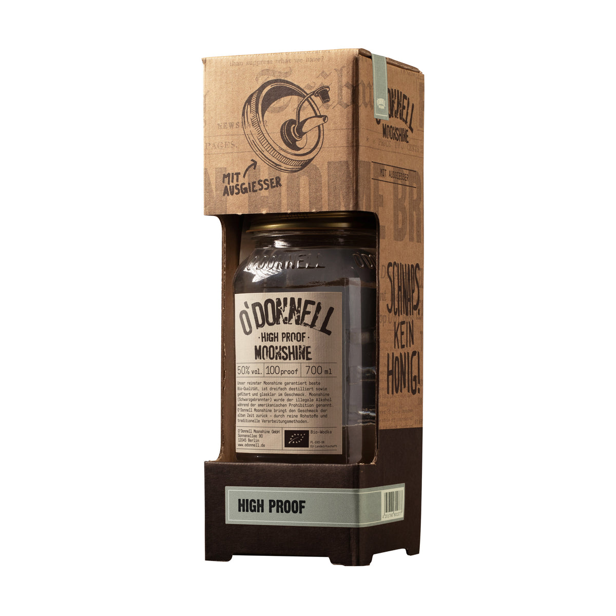 O'Donnell Moonshine High Proof Vodka - 50% vol.