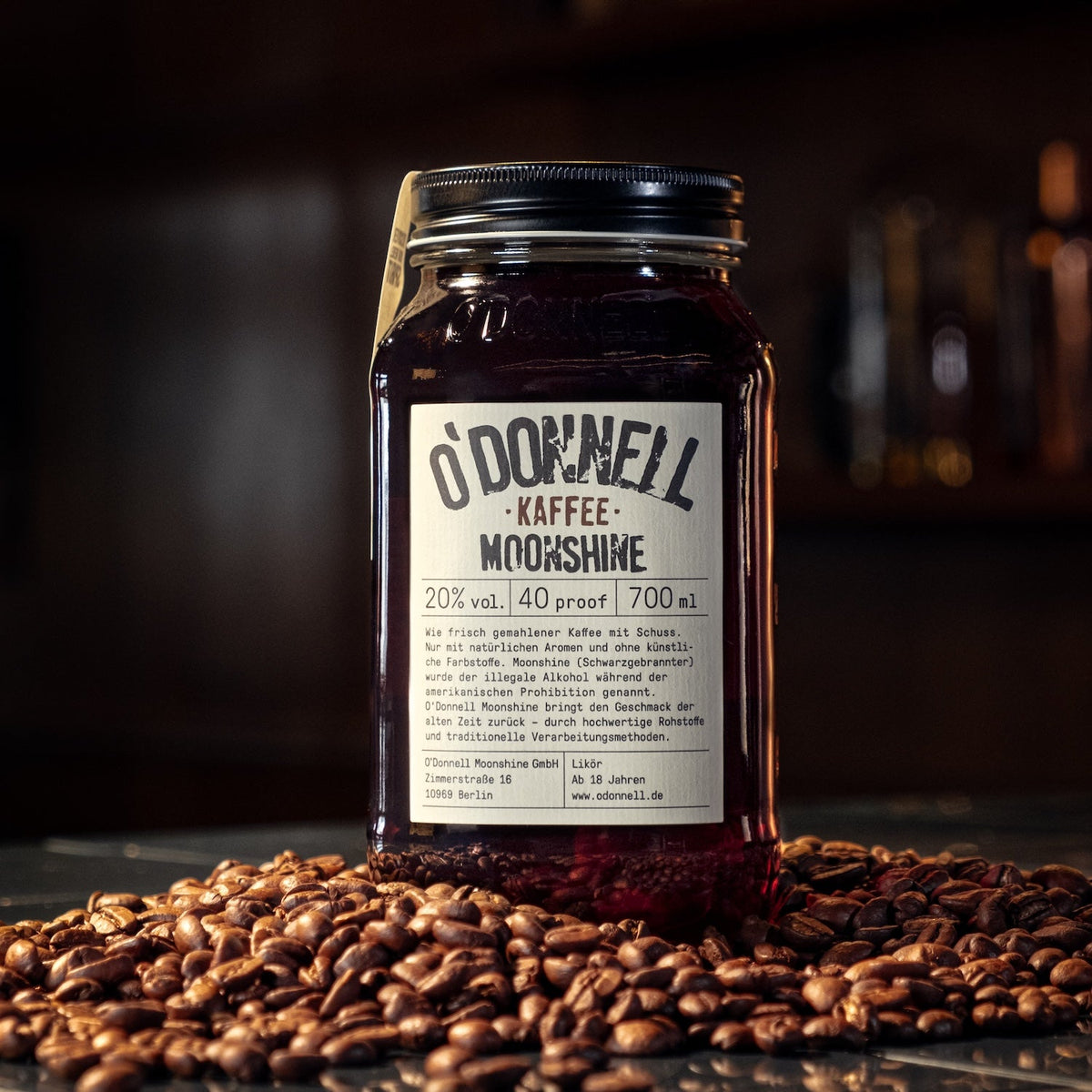 O'Donnell Moonshine Kaffee Likör - 20% vol.