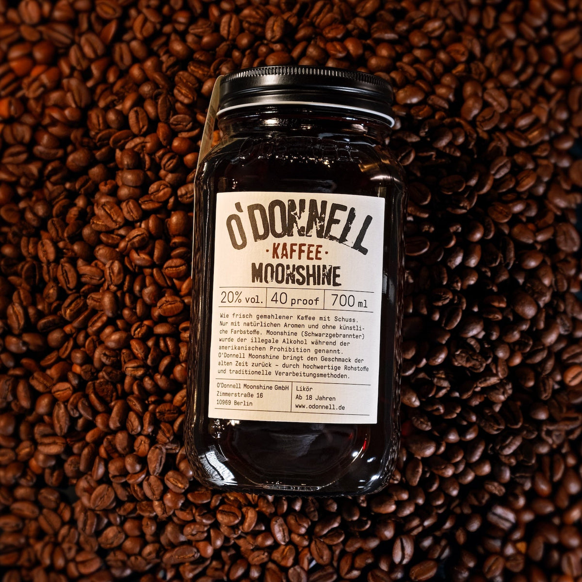 O'Donnell Moonshine Kaffee Likör - 20% vol.
