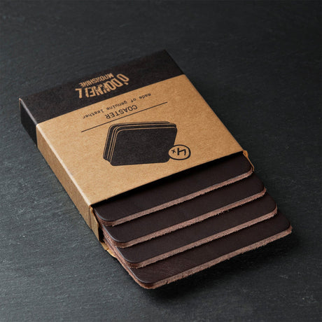 O'Donnell Moonshine Leder-Coaster Set (4 Stück)