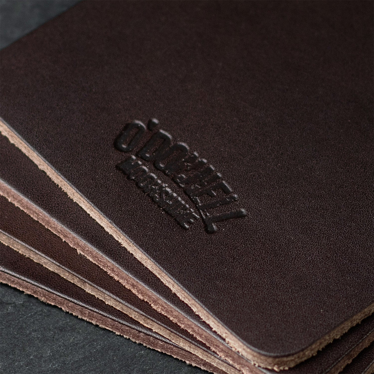 O'Donnell Moonshine Leder-Coaster Set (4 Stück)