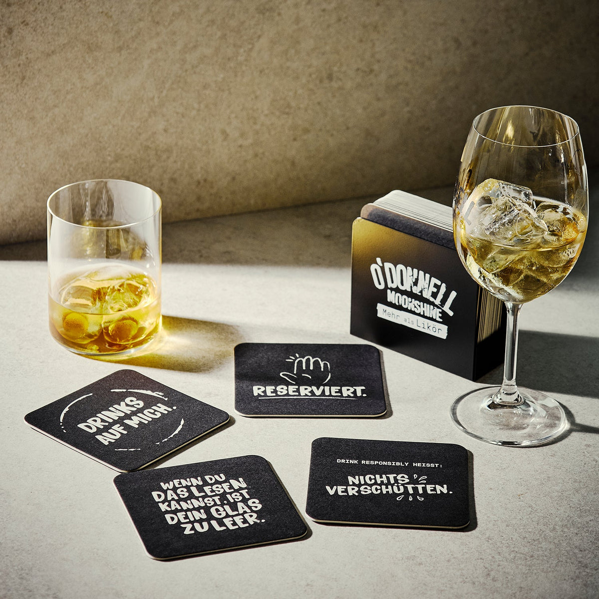 O'Donnell Moonshine Moonshine Coasters