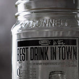 O'Donnell Moonshine Newspaper Glas