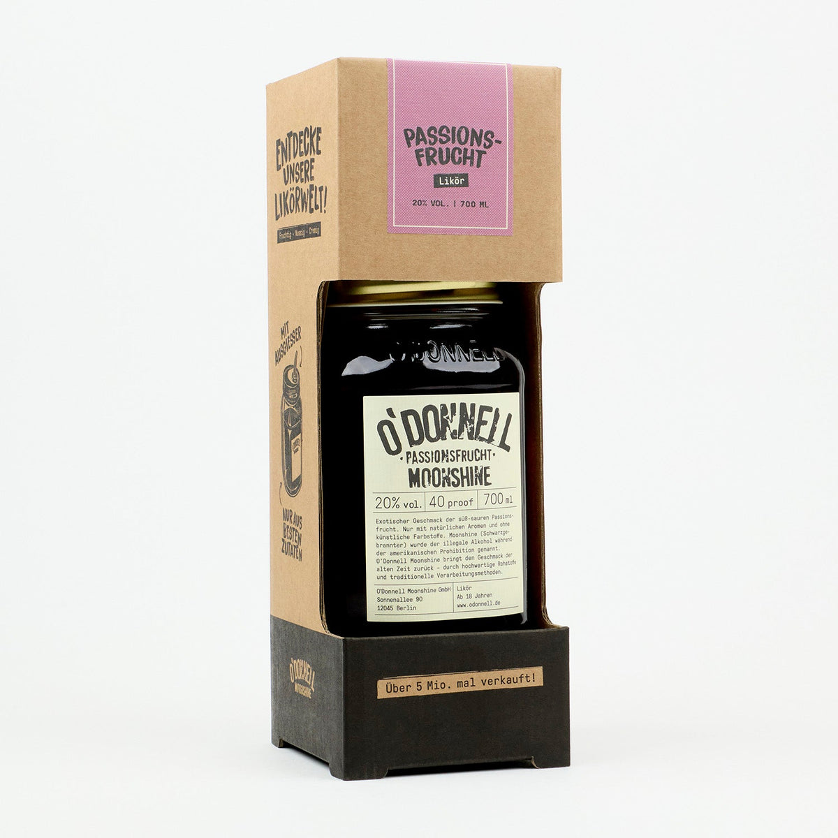 O'Donnell Moonshine Passionsfrucht Likör - 20% vol.