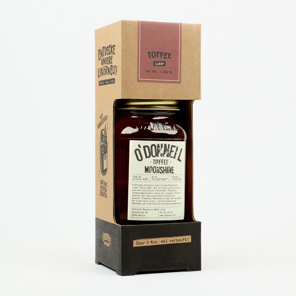 O'Donnell Moonshine Toffee Likör - 25% vol.