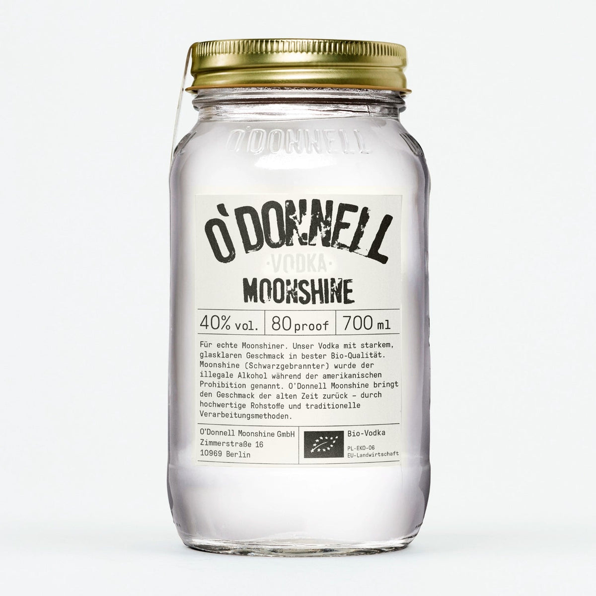 O'Donnell Moonshine Vodka - 40% vol.